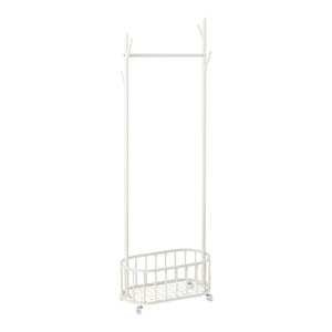 Suport haine mobil Risør 175x60x32cm alb [en.casa]