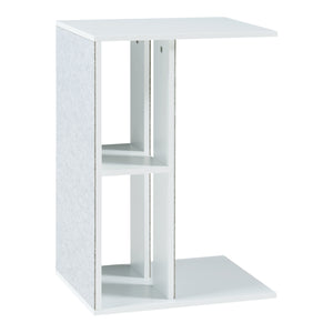 Masuta cu zgarietor pisici Ljungby 58x40x30 MDF alb [en.casa]