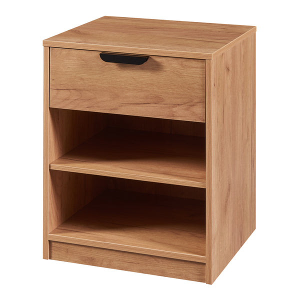 Noptiera Varkaus 55x43x40cm mdf stejar [en.casa]