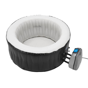 Piscina gonflabila cu functie masaj Carbone 165x70cm [pro.tec]
