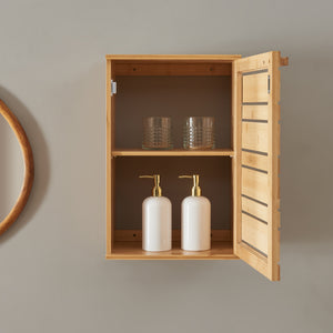 Dulap perete baie Epind 50x33x20 cm bambus [en.casa]