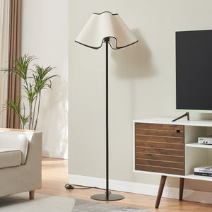 Lampa de podea Ashton 153 cm 1xE27  max 60W alb/negru [lux.pro]