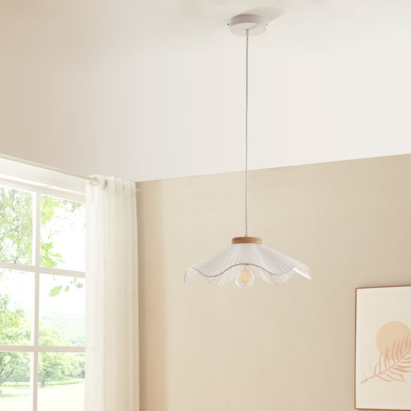 Lampa suspendata Broadway 144 cm 1xE27 max 60W alb [lux.pro]