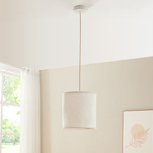 Lampa suspendata Buckley 163 cm 1 x E27 max 60W alb [lux.pro]