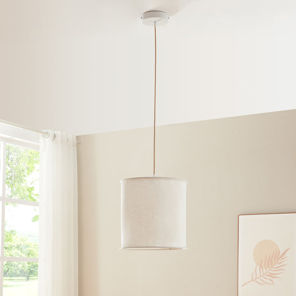 Lampa suspendata Buckley 163 cm 1 x E27 max 60W alb [lux.pro]