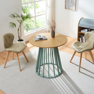 Masa rotunda Lensuu 76x80 cm [en.casa]