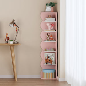 Raft pantofi copii Vestnes 108x27x27 cm vata zahar/alb [en.casa]