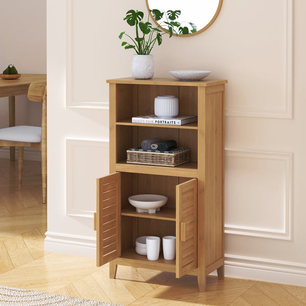 Dulap baie Rirg 92x52x25 cm bambus [en.casa] 