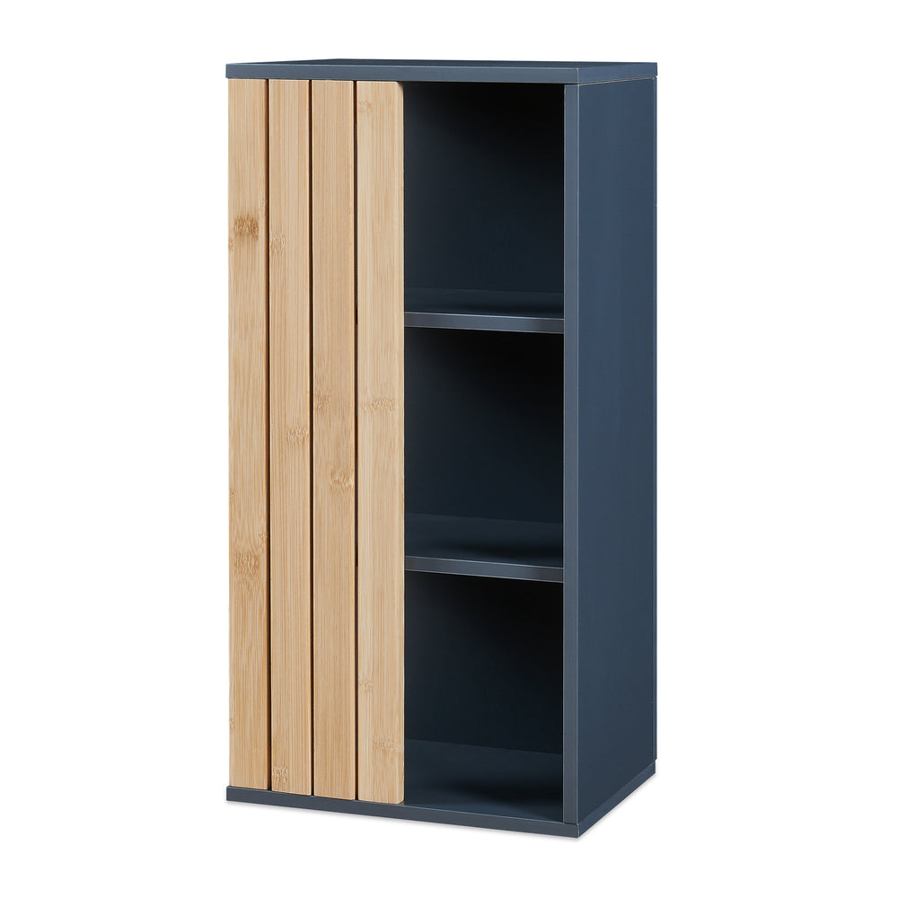 Dulap perete baie Svanes 60x30x20 cm gri inchis/natur [en.casa]