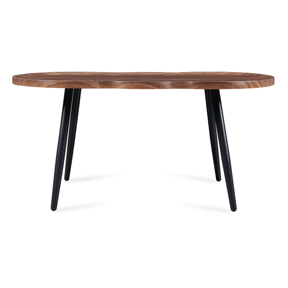 Masă de cafea Ken 100 x 60 x 47 cm aspect nuc [en.casa]