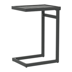 Masă auxiliară de exterior Gaby oțel 58x40x30 cm antracit [casa.pro]