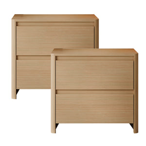 Noptiere Takranmaa set de 2 bucăți 54x60x40 cm aspect stejar [en.casa]