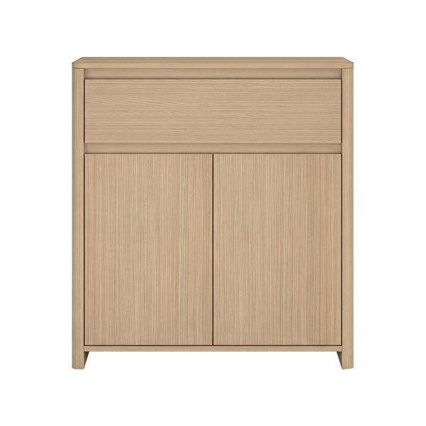 Dulap auxiliar Takranmaa 88x79x39 cm aspect stejar [en.casa]