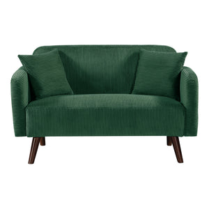 Canapea tapitata cu 2 perne Midt 132x70x80.5cm [en.casa]