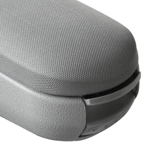 [pro.tec] Marca specifica pentru cotiera auto Golf IV / Bora / New Beetle - cotiera auto - cu compartiment pentru depozitare - tesatura - gri