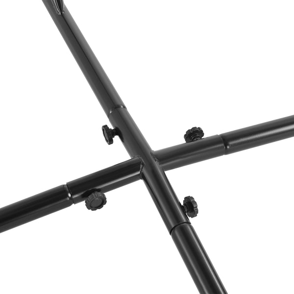 Cadru metalic pentru hamac fotoliu HTH004S negru 205 x 110 x 110 cm [casa.pro]