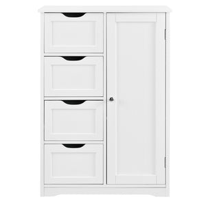 Dulap baie AANT-0337 cu usa si 4 sertare  [en.casa]