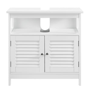 Dulap baie Dalia pentru chiuvete montabile pe blat 60 x 60 x 30 cm alb [en.casa]