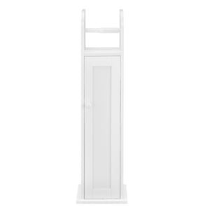 Dulap baie Emma cu spatiu depozitare si suport hartie WC [en.casa] 