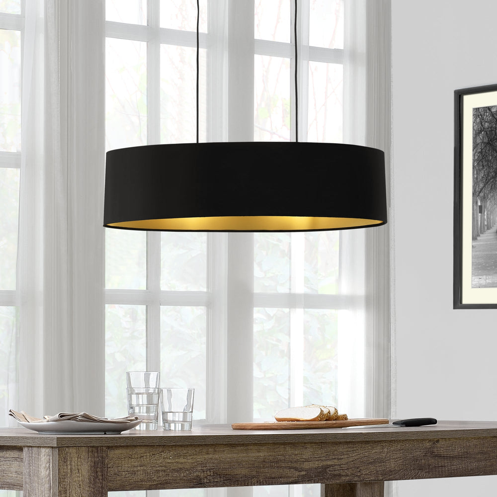 Lustra Kate 135 cm negru 2 x E27 [lux.pro]