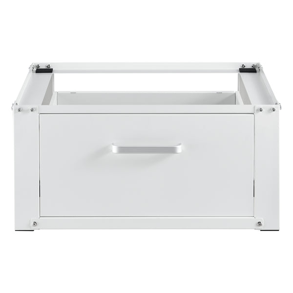 Suport pentru masina de spalat standard AAWR-8002 alb cu sertar [en.casa]