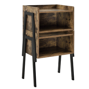 Masuta living Dana 52 x 42 x 35 cm efect lemn/negru [en.casa]
