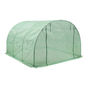 Solar gradina Dornbirn 300 x 300 x 200 cm polietilena folie plasa verde [en.casa] 