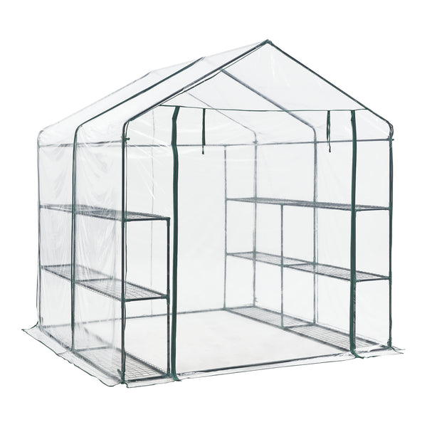 Solar gradina Grunau 200 x 200 x 220 cm PVC [en.casa]