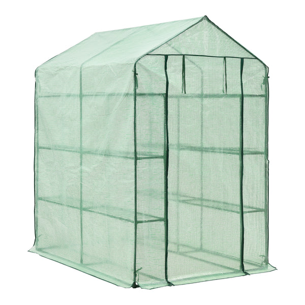 Solar gradina Vale 120 x 170 x 194 cm folie PE verde [en.casa]