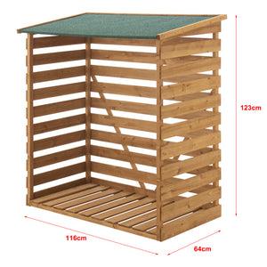Suport lemne foc ACKS-7608 acoperit 123 x 116 x 64 cm [en.casa]