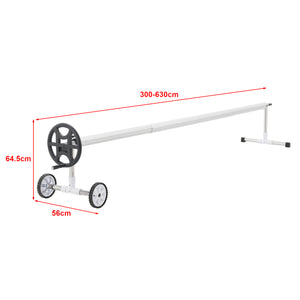 Derulator prelata piscina Amorgo 630 cm [en.casa]