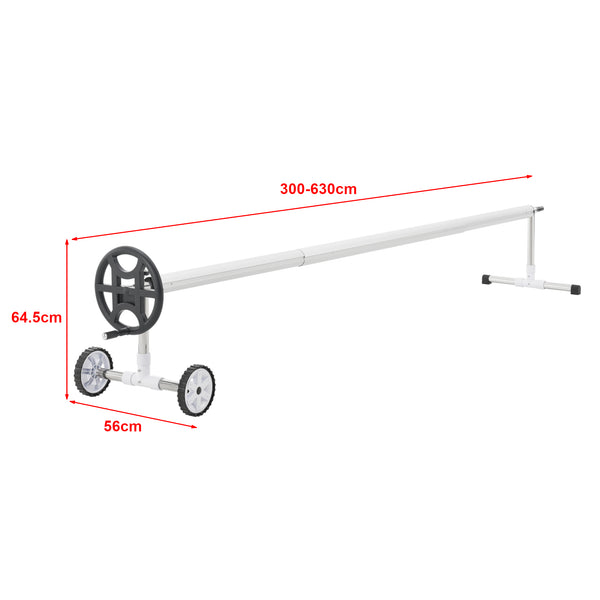 Derulator prelata piscina Amorgo 630 cm [en.casa]