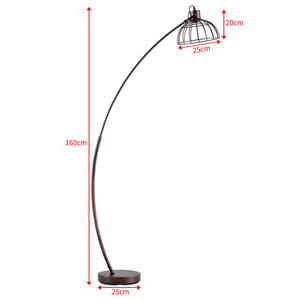 Lampa de podea Portsmouth maro ruginiu 1 x E27 max. 60W [lux.pro]
