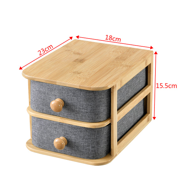 Organizator birou Arsivik cu 2 sertare [en.casa]