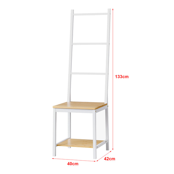 Organizator haine Juuka 133 x 40 x 42 cm bambus [en.casa]