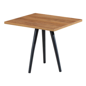 Masă de cafea Ballerup 50 x 45 x 45 cm Negru / Aspect nuc [en.casa]