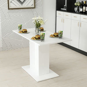 Masa living Galten 75x120x60cm alb [en.casa]