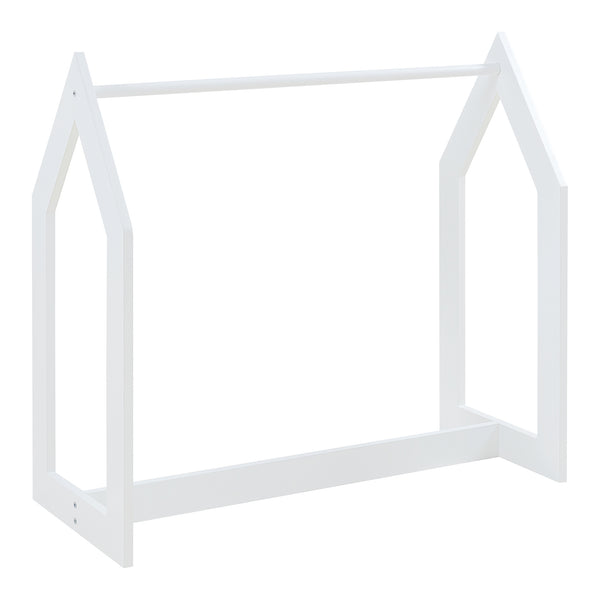 Suport haine casuta copii Værløse 78x75x35 cm alb [en.casa]