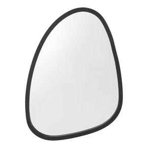 Oglindă de perete Grottole negru, mat 62x50cm [en.casa]