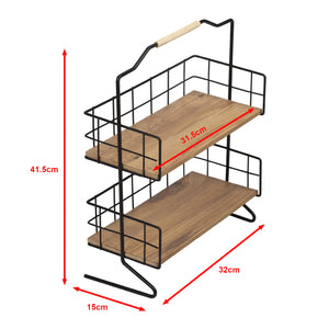 Raft Sallingsund  41,5 x 32 x 15 cm [en.casa]