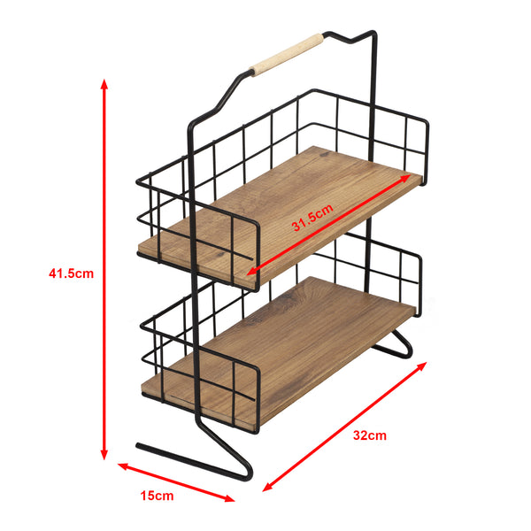 Raft Sallingsund  41,5 x 32 x 15 cm [en.casa]