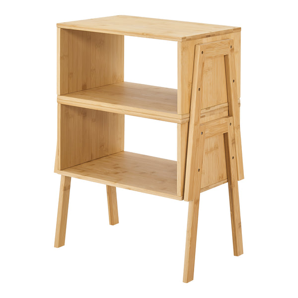 Set de noptiere Vinderup bambus, natural [en.casa]