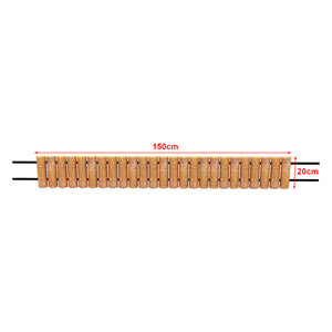 Palisadă Rotta 150x20 cm Natur [en.casa]