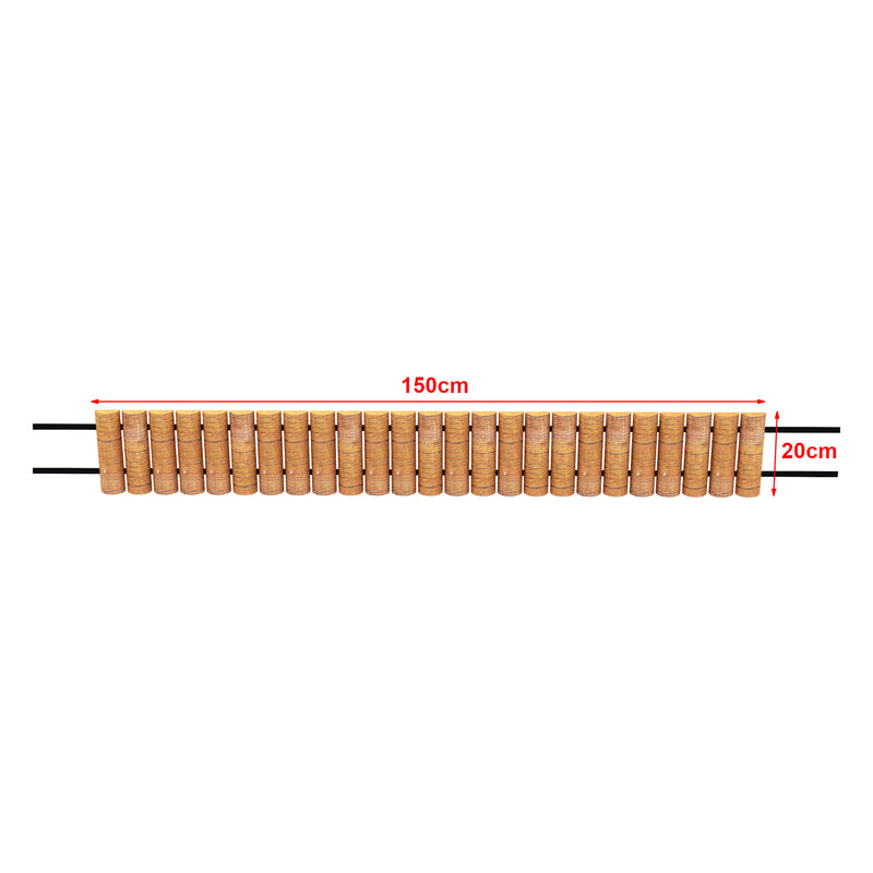 Schiță cotată Palisadă Rotta 150x20 cm Natur [en.casa]
