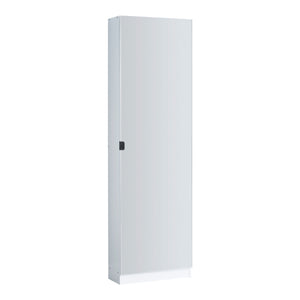 Dulap pentru pantofi Meura 160x48x20cm cu oglindă Alb [en.casa]
