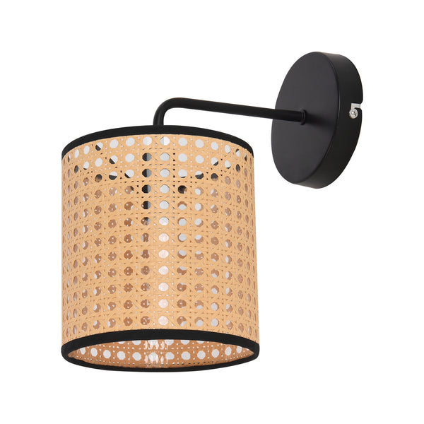 Aplica perete PXQD-0014 Southend neu 1xE14, max. 40W, negru bej [lux.pro]