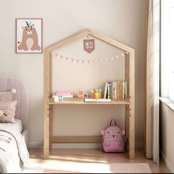 Birou pentru copii Suså 110x50x160cm lemn de pin [en.casa]
