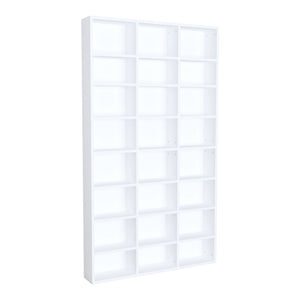 Raft carti Askvoll 178x102x16cm alb [en.casa]