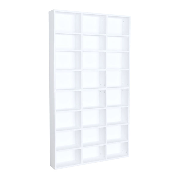 Raft carti Askvoll 178x102x16cm alb [en.casa]