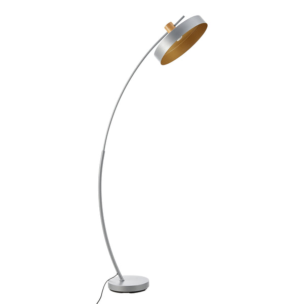 Lampa podea curbata Stafford 159 cm gri [lux.pro] 